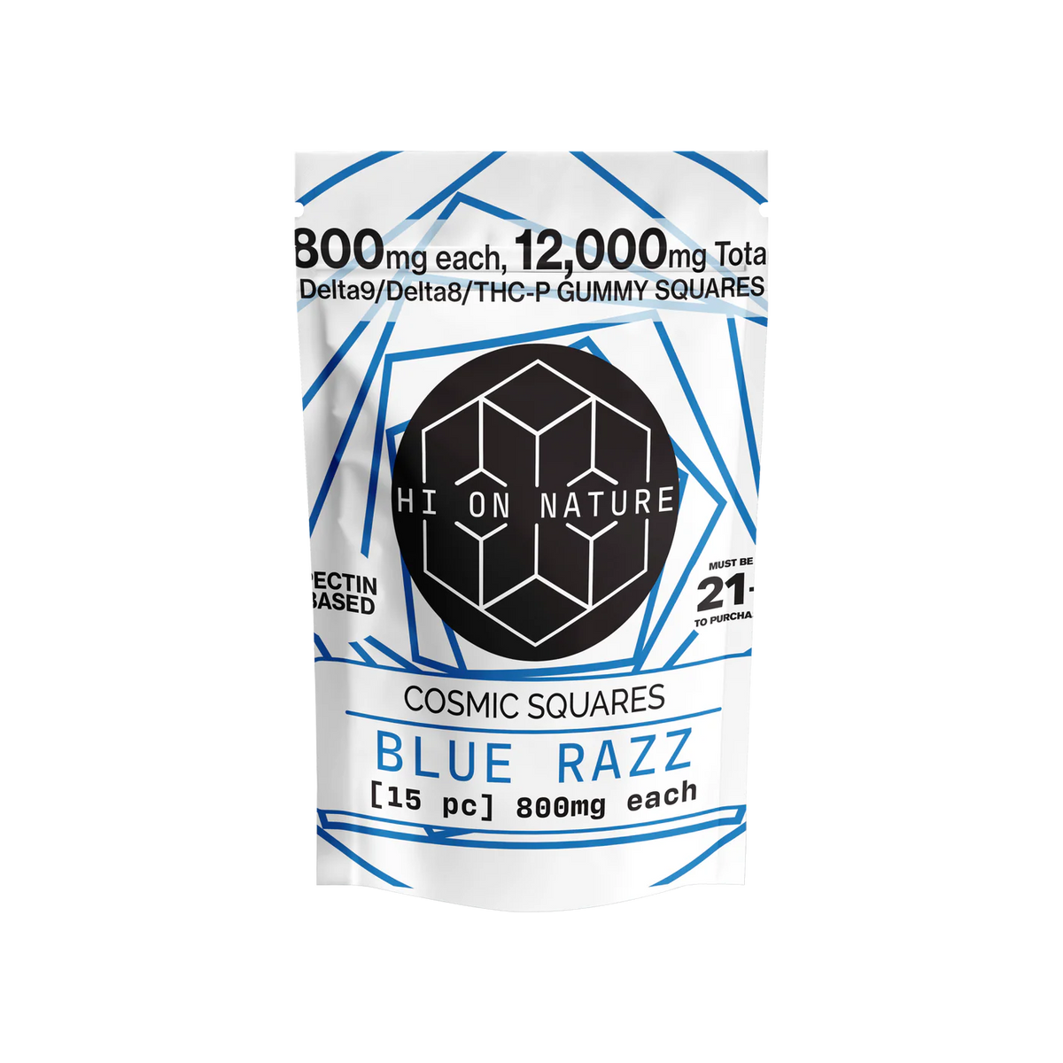 Pectin Based Cosmic Squares 12,000mg total (800mg per piece)