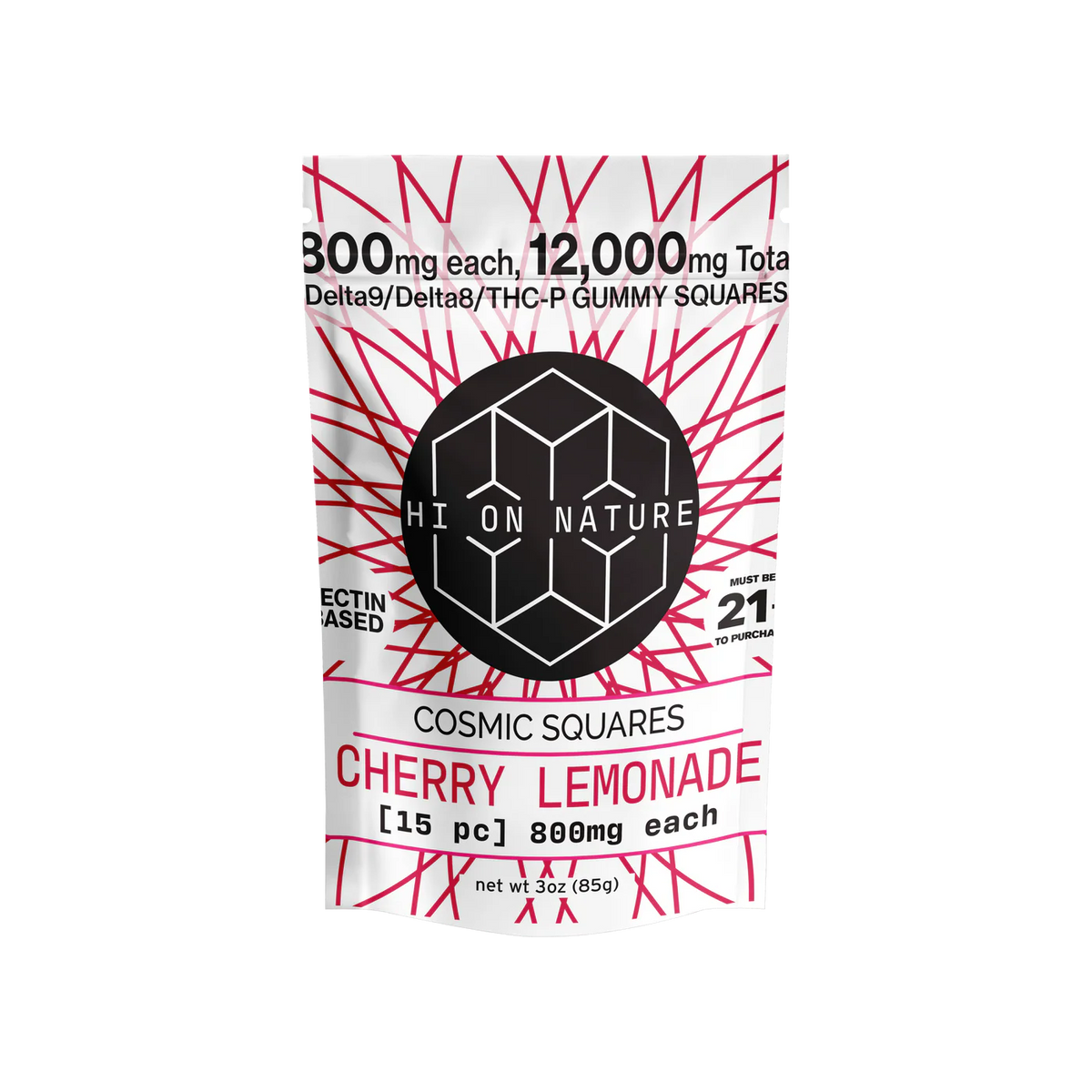 Pectin Based Cosmic Squares 12,000mg total (800mg per piece)