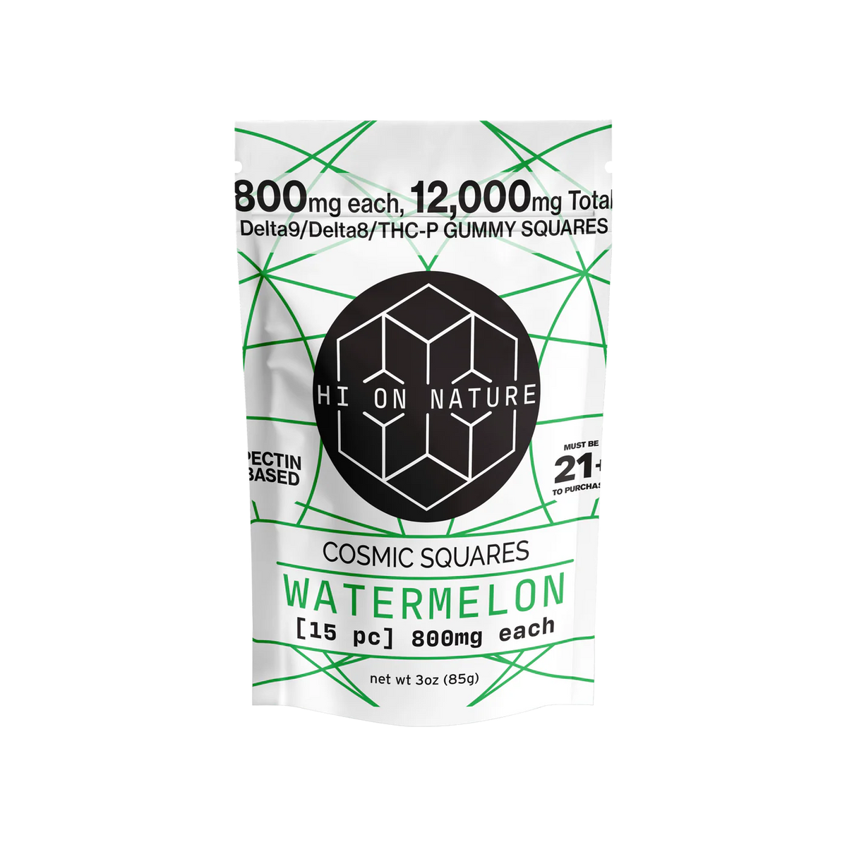 Pectin Based Cosmic Squares 12,000mg total (800mg per piece)
